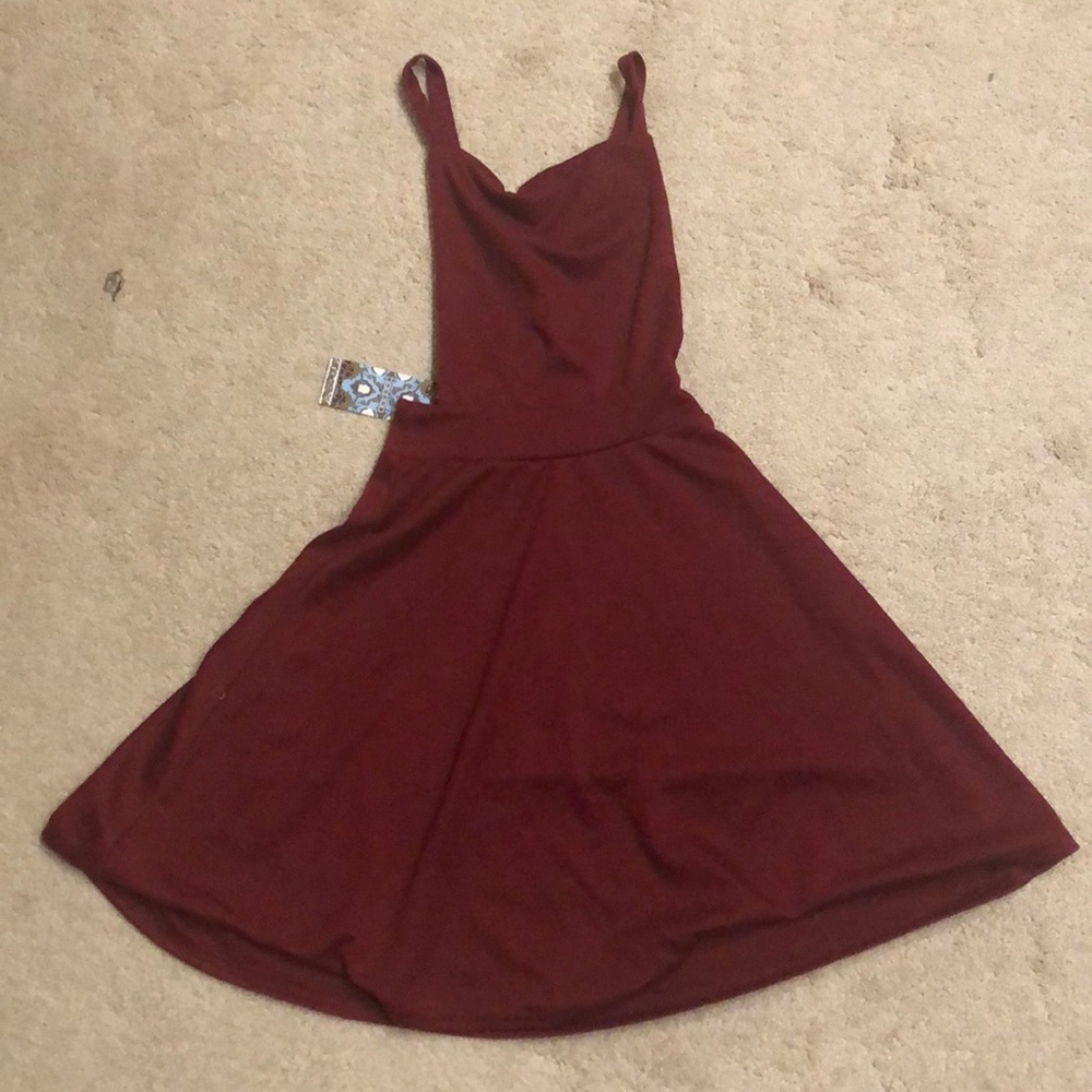 red dress